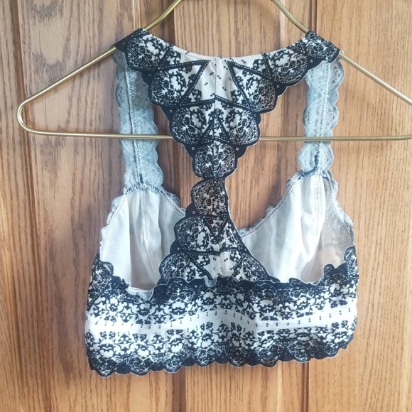 Free People Snowglobe Racerback Velvet Bralette - Picture 3 of 7